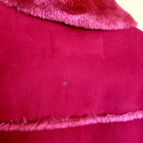 Sherpa Warm Suede Coat Size M - Picture 12 of 13